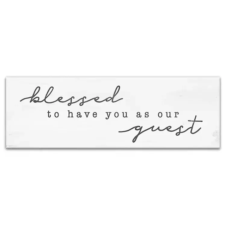 Kirklands Home Wall Quotes & Signs|Blessed to Have You Canvas Wall Plaque