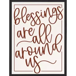 Outlet Blessings Around Us Framed Wall Plaque Fall