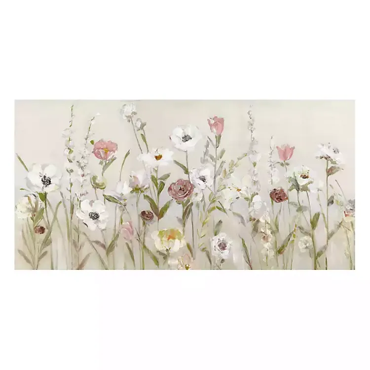 Kirklands Home Canvas Art|Blooming Around Giclee Canvas Art Print Tan
