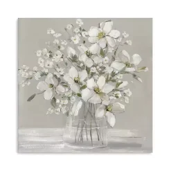 Kirklands Home Canvas Art|Blooming Magnolias Canvas Art Print, 20x20 in. Gray