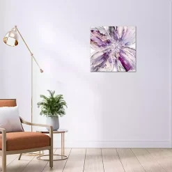 Kirklands Home Canvas Art|Blossom Burst Canvas Art Print Purple
