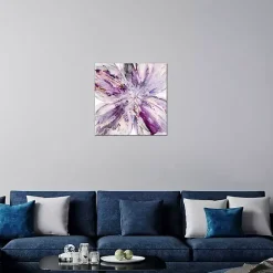 Kirklands Home Canvas Art|Blossom Burst Canvas Art Print Purple