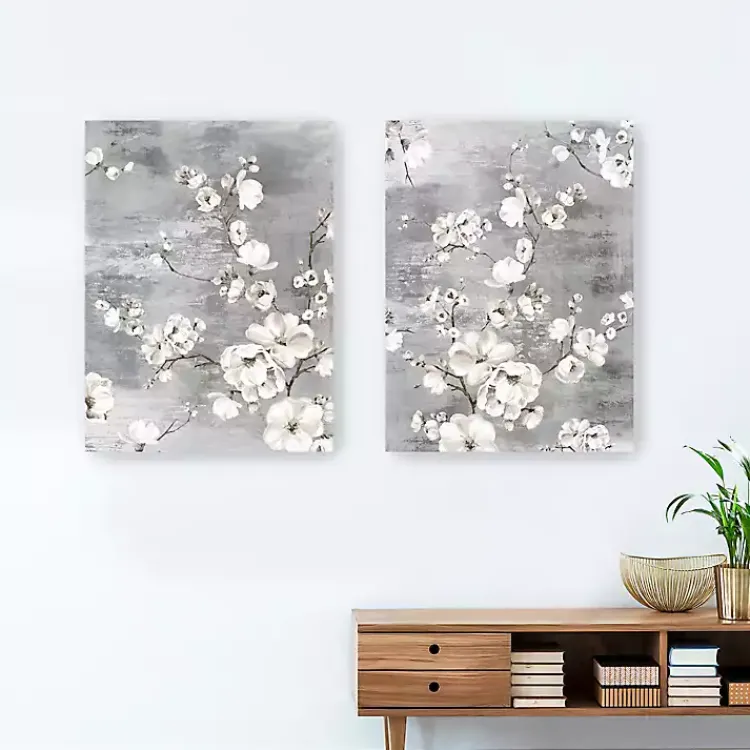 Kirklands Home Canvas Art|Blossoming Giclee Canvas Art Prints, Set of 2