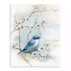 Kirklands Home Canvas Art|Blossoms & Bluebird I Canvas Art Print, 16x20 in.