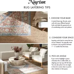 Kirklands Home Outdoor Rugs|Blue & Ivory Quatrefoil Indoor/Outdoor Rug, 5x7