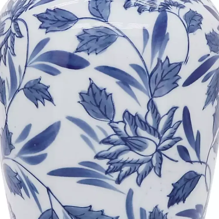 Discount Blue & White Chinoiserie Ceramic Vase, 13 in. Vases