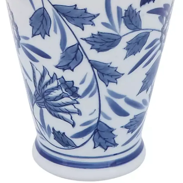 Discount Blue & White Chinoiserie Ceramic Vase, 13 in. Vases