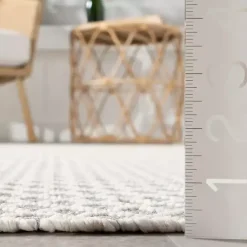 Kirklands Home Area Rugs|Blue & White Trellis Indoor/Outdoor Rug, 5x8