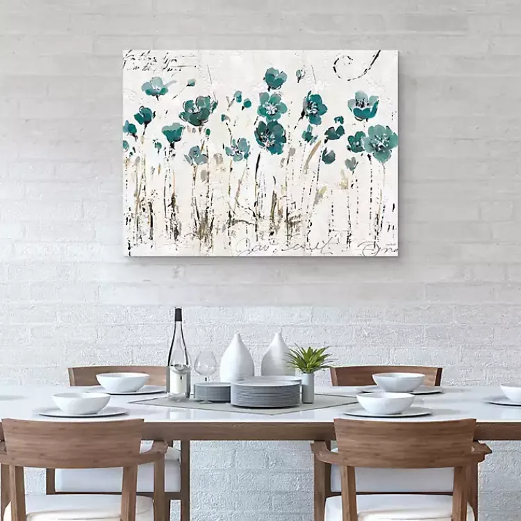 Kirklands Home Canvas Art|Blue Abstract Balance IV Canvas Print, 40x30 in.