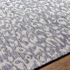 Kirklands Home Outdoor Rugs|Blue Amur Outdoor Rug, 5x7