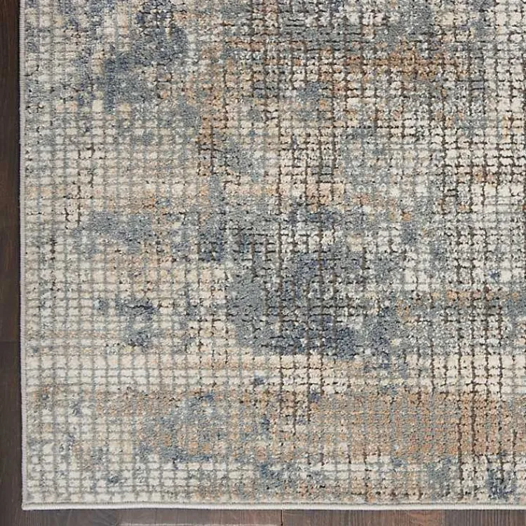 Kirklands Home Area Rugs|Blue and Beige Tally Textured Area Rug, 3x5
