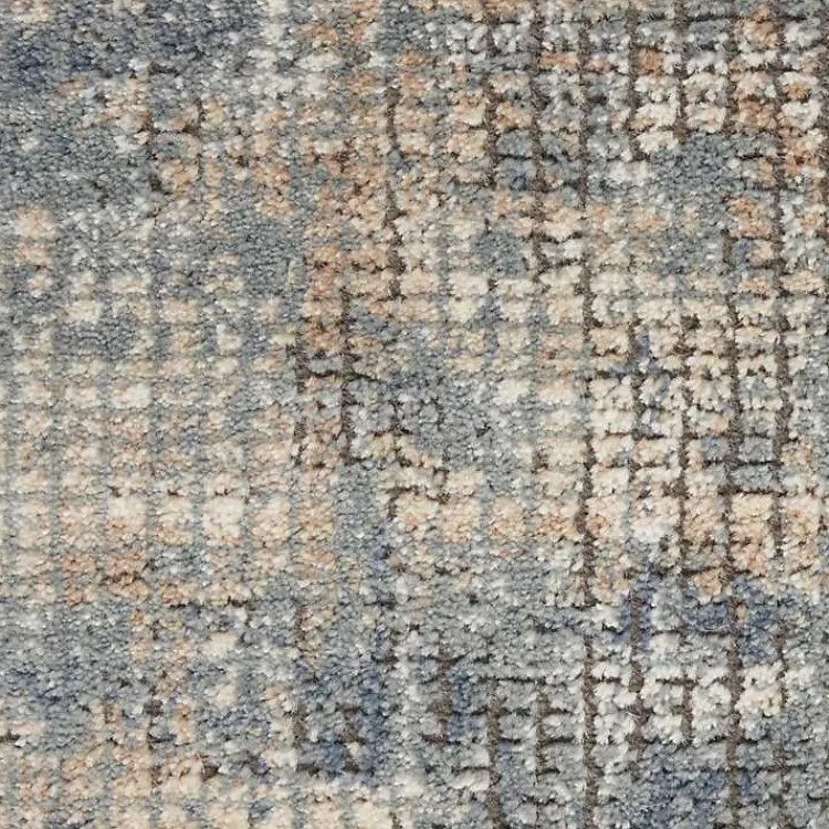 Kirklands Home Area Rugs|Blue and Beige Tally Textured Area Rug, 5x7