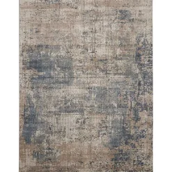 Kirklands Home Area Rugs|Blue and Beige Tally Textured Area Rug, 7x9