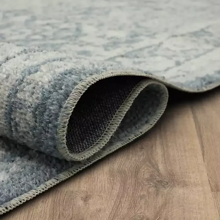 Kirklands Home Area Rugs|Blue and Cream Blackwell Area Rug, 6x9