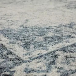 Kirklands Home Area Rugs|Blue and Cream Blackwell Area Rug, 8x10