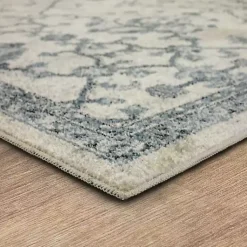 Kirklands Home Area Rugs|Blue and Cream Granary Area Rug, 6x9
