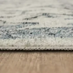 Kirklands Home Area Rugs|Blue and Cream Granary Runner, 2x10