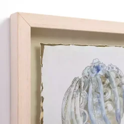 Kirklands Home Framed Art|Blue and Gold Shells Framed Art Print