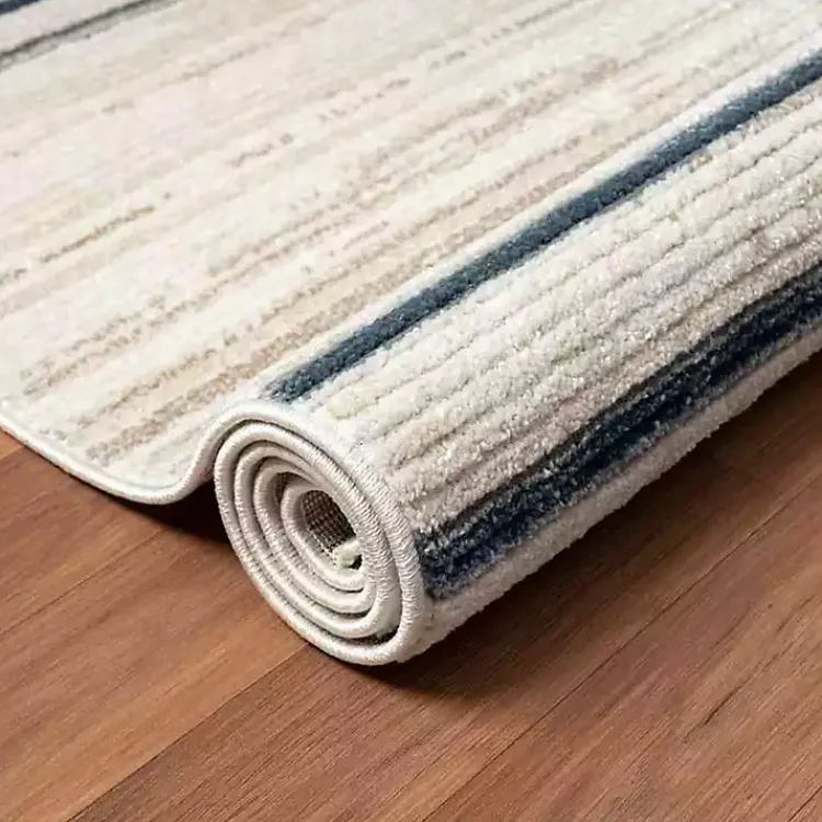 Kirklands Home Area Rugs|Blue and Gray Contemporary Geo Area Rug, 7x9