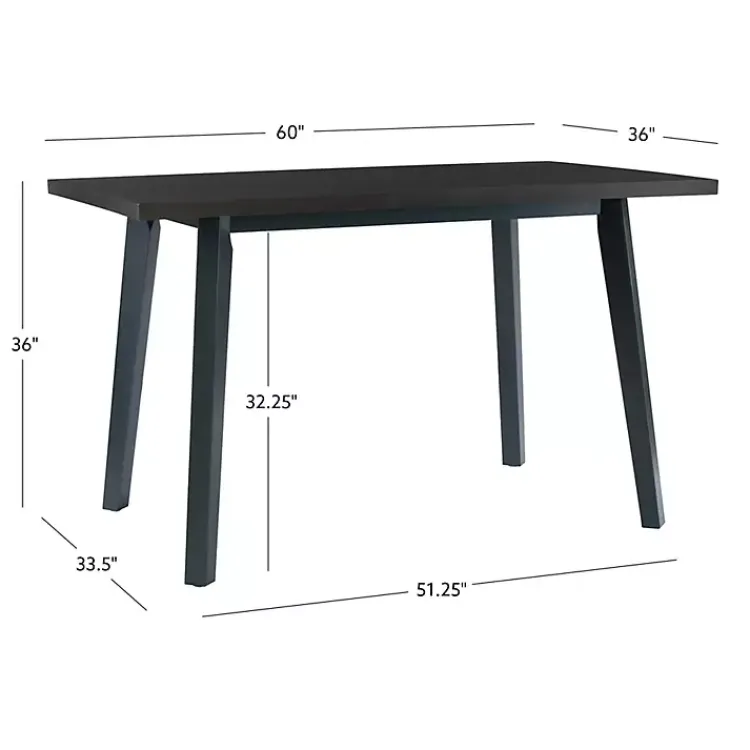 Kirklands Home Dining Tables|Blue and Gray Wood Aliza Counter Height Table