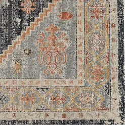 Kirklands Home Area Rugs|and Ivory Traditional Motif Area Rug, 5x7 Blue
