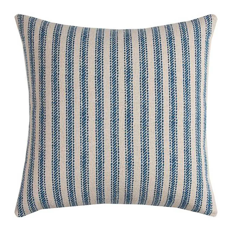 Online and Natural Ticking Stripe Pillow Pillows