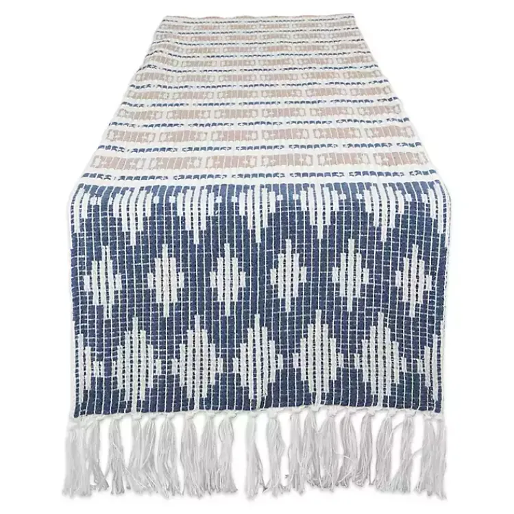 Kirklands Home Table Linens|and Stone Southwest Table Runner, 72 in. Blue