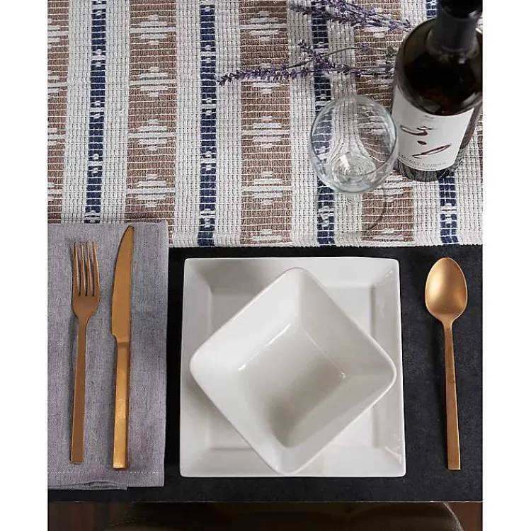 Kirklands Home Table Linens|and Stone Southwest Table Runner, 72 in. Blue