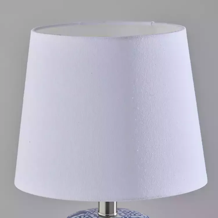 Kirklands Home Table Lamps|Blue and Ceramic Table Lamps, Set of 2 White