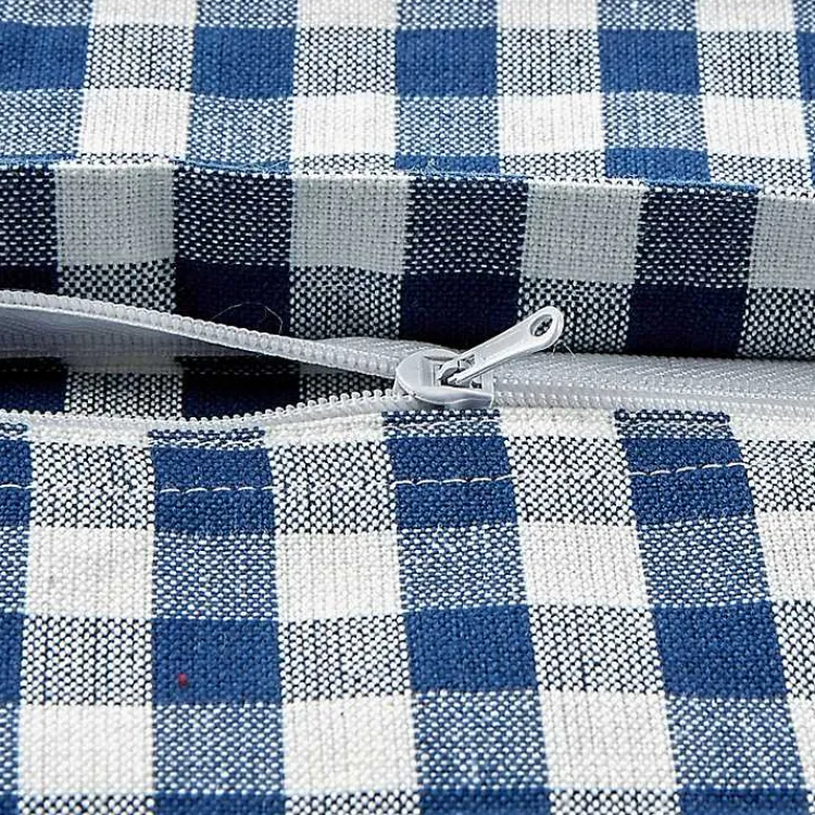 Best and White Gingham Pillow Covers, Set of 4 Pillows