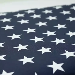 Kirklands Home Outdoor Cushions & Pillows|Blue and White Stars Outdoor Loveseat Cushion