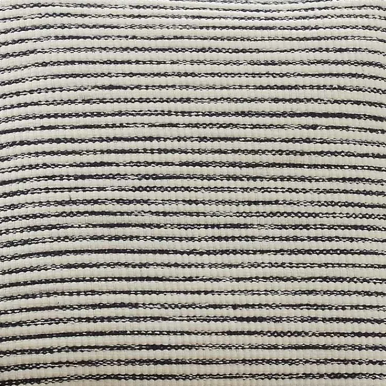 New Blue and White Woven Stripes Pillow Pillows