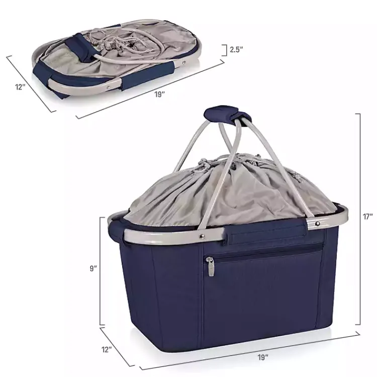Kirklands Home Serving & Entertaining|Auburn Tigers Cooler Basket Blue