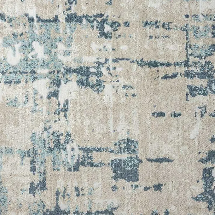 Kirklands Home Area Rugs|Blue Avalon Abstract Pattern Area Rug, 4x6