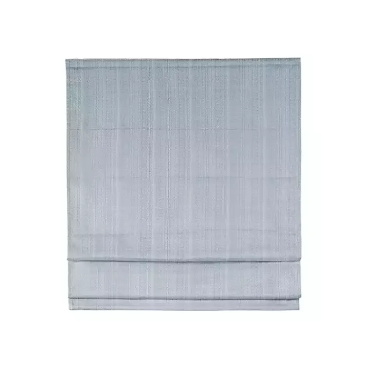 Kirklands Home Curtains & Drapes|Basketweave Cordless Roman Shade, 31 in. Blue