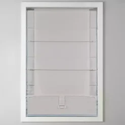 Kirklands Home Curtains & Drapes|Basketweave Cordless Roman Shade, 35 in. Blue