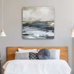 Kirklands Home Canvas Art|Blue Bay Giclee Canvas Art Print, 40x40 in.