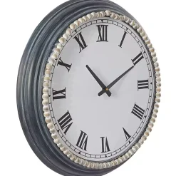 Kirklands Home Clocks|Blue Beaded Roman Numeral Clock