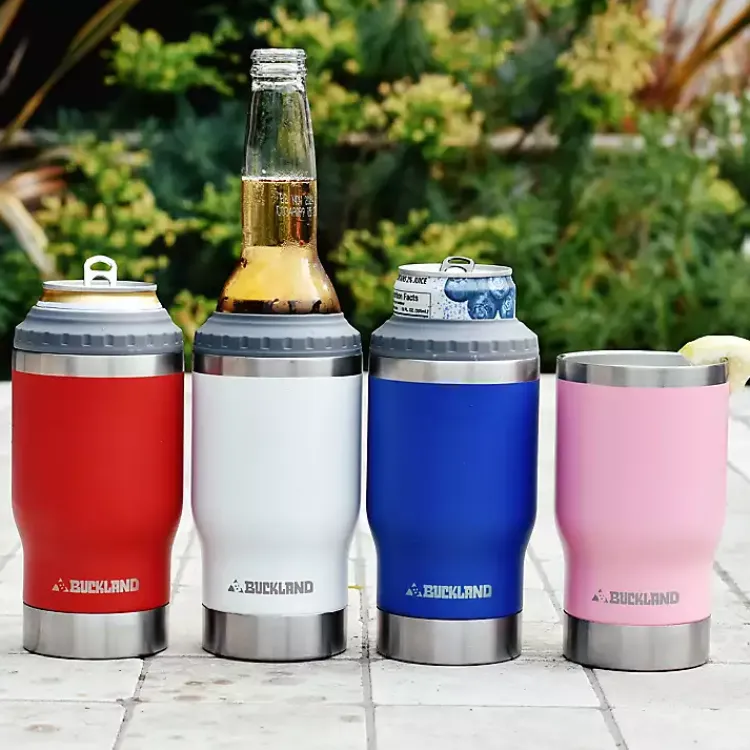 Kirklands Home Glassware & Drinkware|Beverage Tumbler Koozie Blue