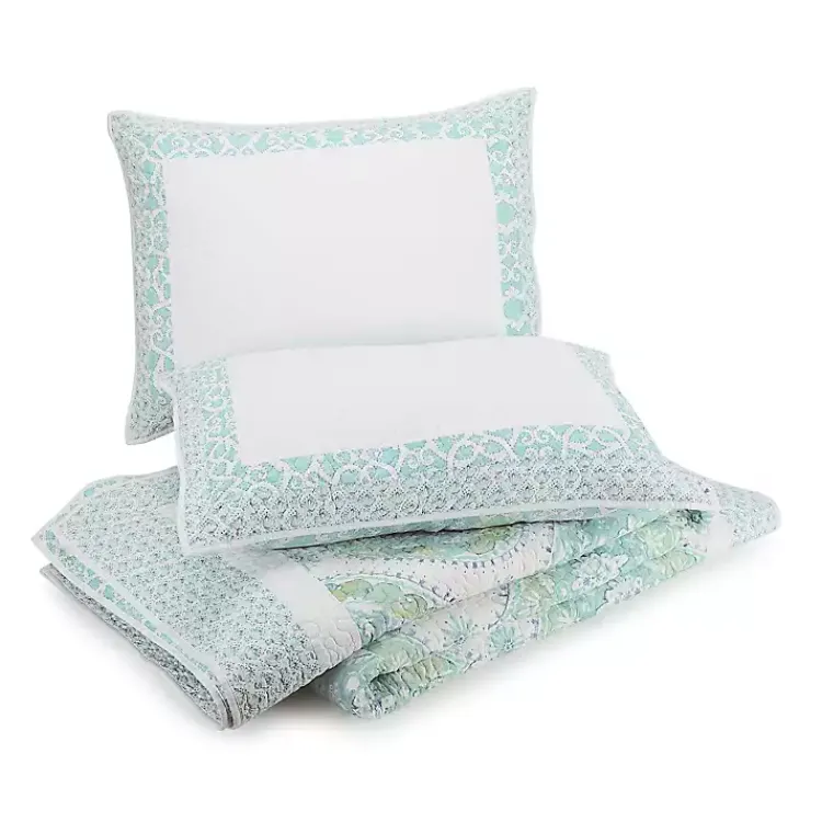 Kirklands Home Quilts|Bohemian Breeze 3-pc. King Quilt Set Blue
