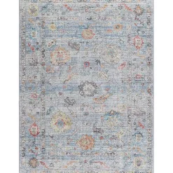 Kirklands Home Area Rugs|Boho Calhoun Washable Area Rug, 7x10 Blue