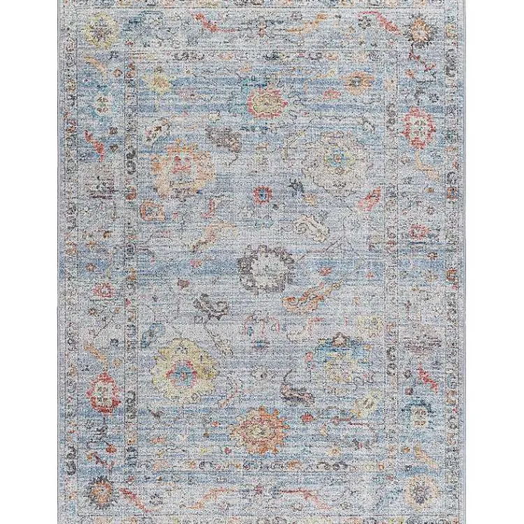 Kirklands Home Area Rugs|Boho Calhoun Washable Area Rug, 7x10 Blue