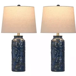 Kirklands Home Table Lamps|Blue Boical Mayfield Table Lamps, Set of 2 Tan