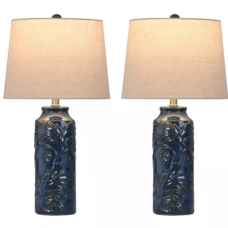 Kirklands Home Table Lamps|Blue Boical Mayfield Table Lamps, Set of 2 Tan