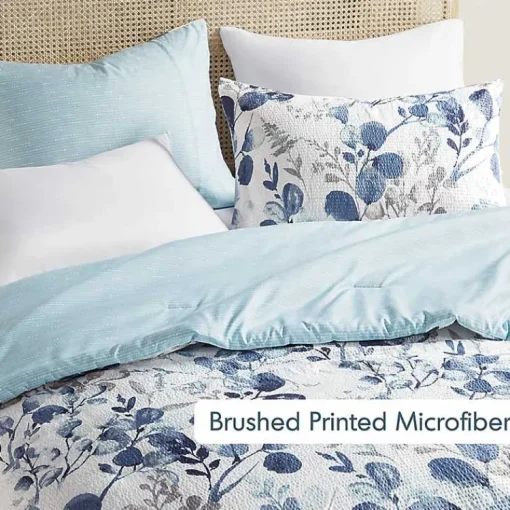 Kirklands Home Comforters|Blue Botanical 3-pc. King Comforter Set