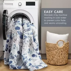 Kirklands Home Comforters|Blue Botanical 3-pc. King Comforter Set