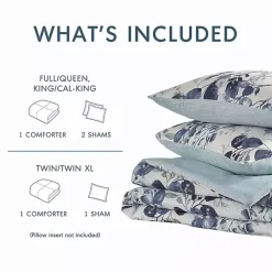 Kirklands Home Comforters|Blue Botanical 2-pc. Twin/Twin XL Comforter Set