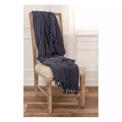 Hot Cable Knit Tassel Throw Blankets & Throws