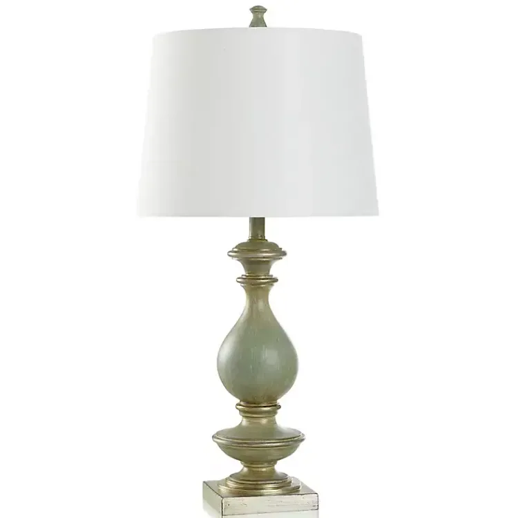 Kirklands Home Table Lamps|Carved Traditional Table Lamp Blue