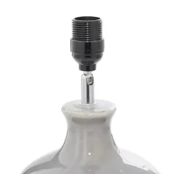 Kirklands Home Table Lamps|Blue Ceramic Breeze Table Lamp White